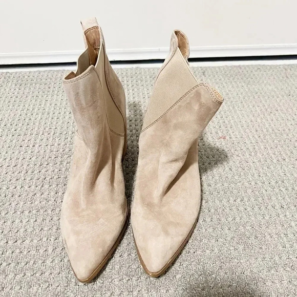 NEW STEVE MADDEN Knoxi Ankle Boots in‎ Taupe Suede - Picture 2 of 12